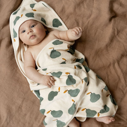 Nature Baby - Organic Cotton Hooded Bath Towel