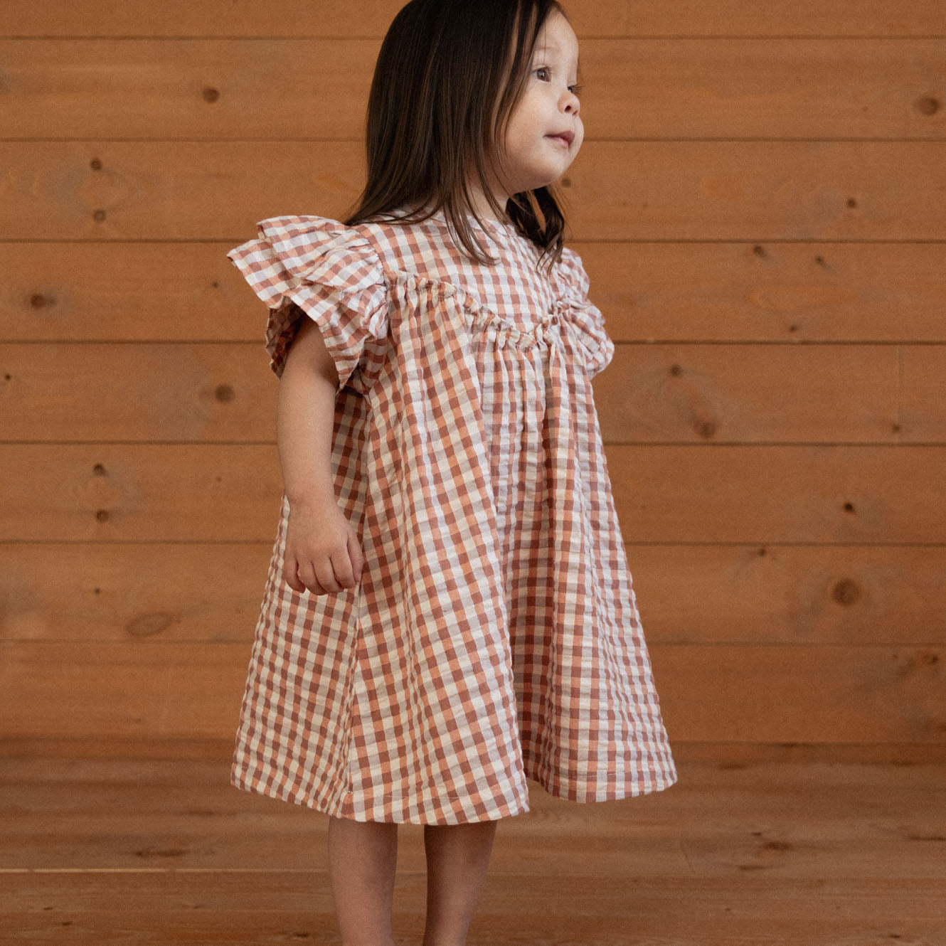 Nature Baby - Una Dress / Dandelion Gingham