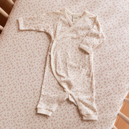 Nature Baby - Kimono Stretch & Grow Pointelle / Dandelion Print