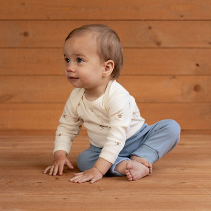 Nature Baby - Long Sleeve Bodysuit / Mini Music Print