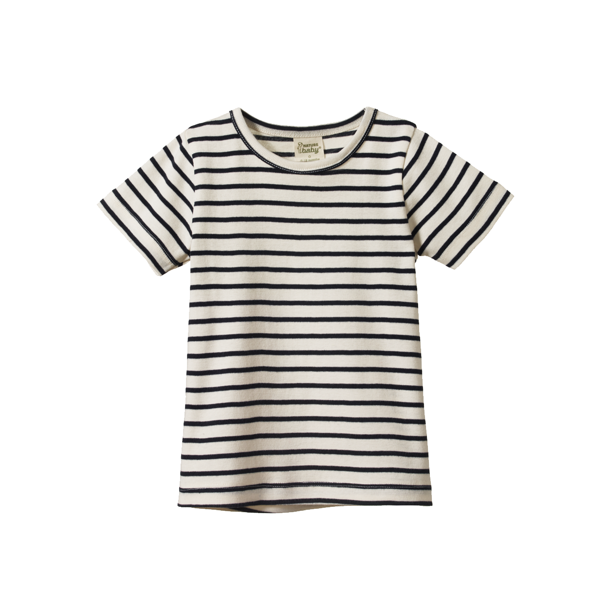 Nature Baby - River Tee / Navy Sailor Stripe