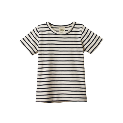 Nature Baby - River Tee / Navy Sailor Stripe