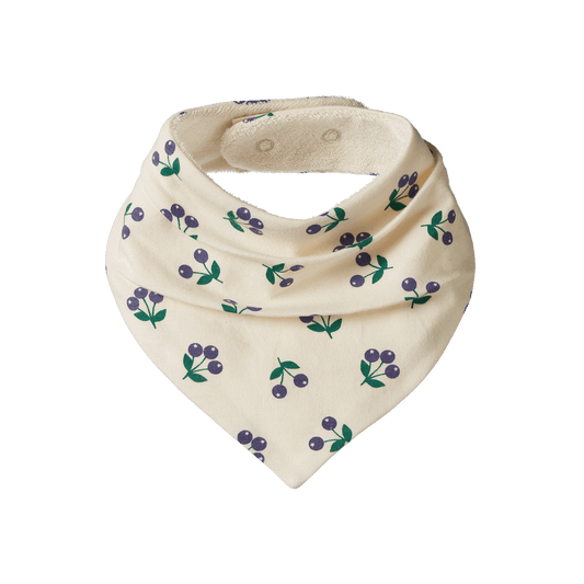 Nature Baby - Triangle Bib / Little Winter Berry Print