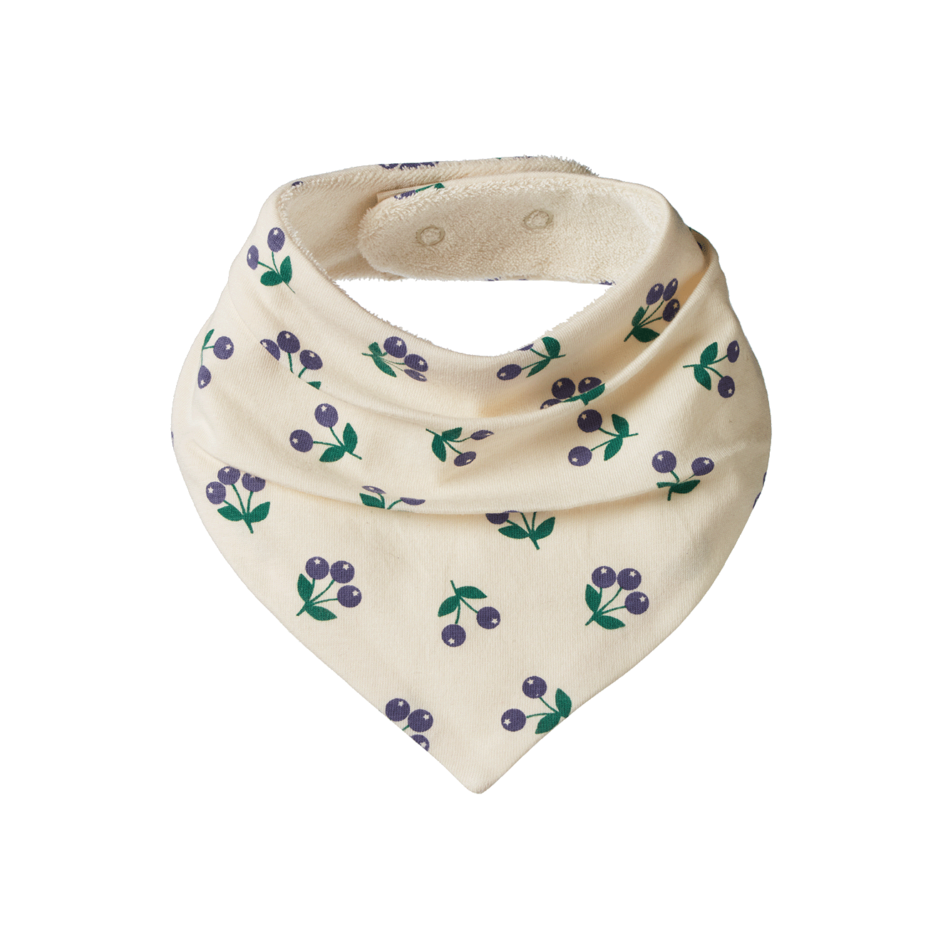 Nature Baby - Triangle Bib / Little Winter Berry Print