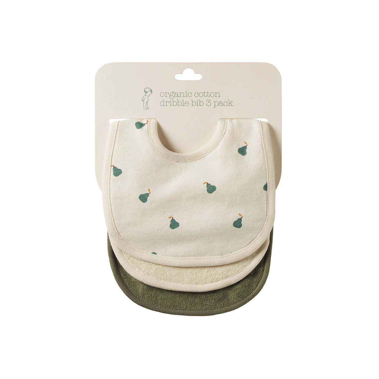 Nature Baby - Dribble Bibs 3 Pack
