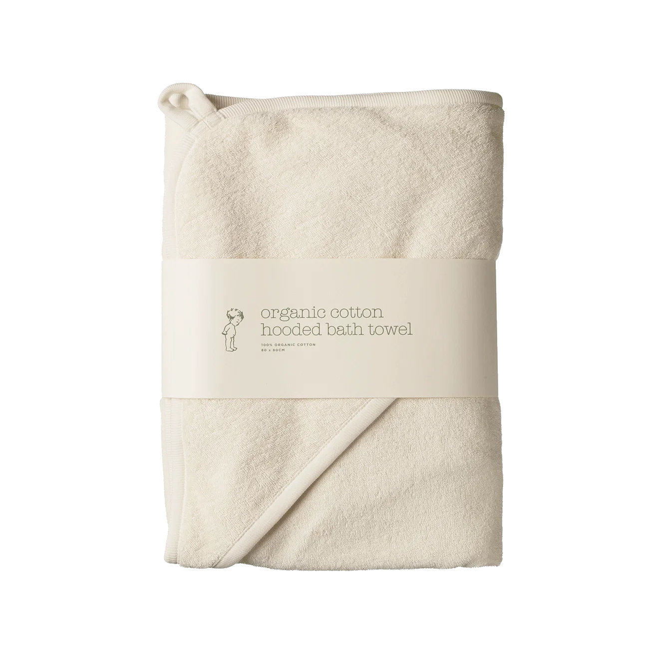 Nature Baby - Organic Cotton Hooded Bath Towel
