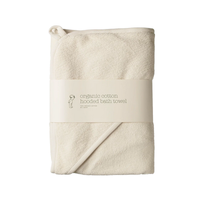 Nature Baby - Organic Cotton Hooded Bath Towel