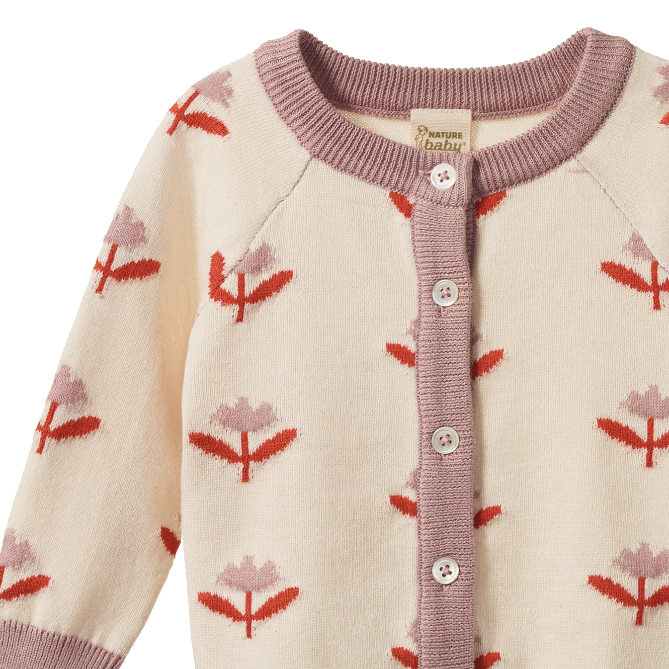 Nature Baby - Piper Cardigan / Fleurette