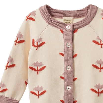 Nature Baby - Piper Cardigan / Fleurette