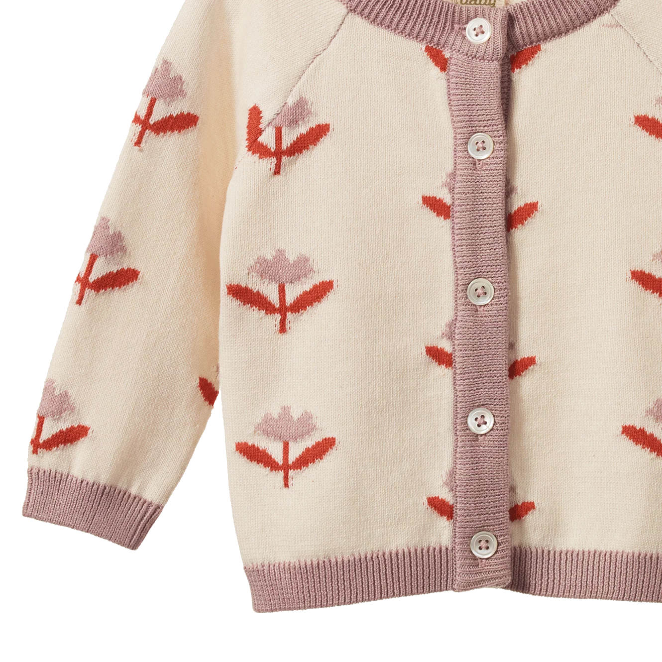 Nature Baby - Piper Cardigan / Fleurette