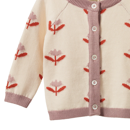 Nature Baby - Piper Cardigan / Fleurette
