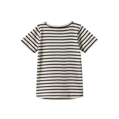 Nature Baby - River Tee / Navy Sailor Stripe