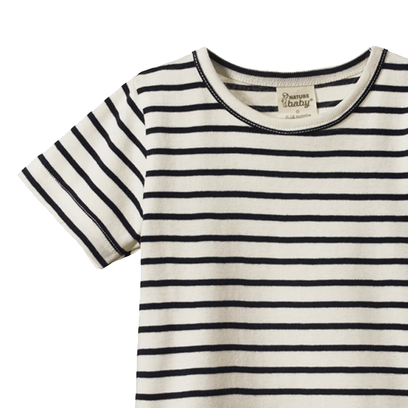 Nature Baby - River Tee / Navy Sailor Stripe