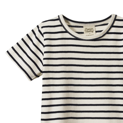 Nature Baby - River Tee / Navy Sailor Stripe