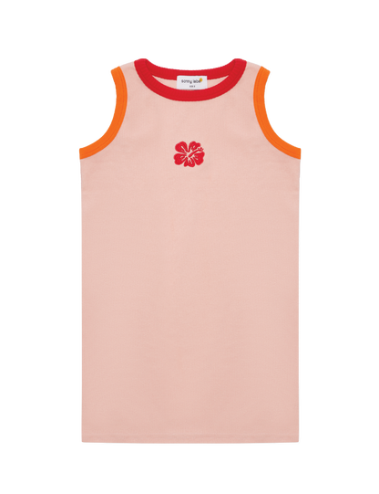 Sonny Label - Ribbed Singlet Dress / Hibiscus
