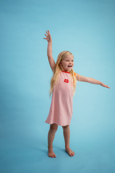 Sonny Label - Ribbed Singlet Dress / Hibiscus