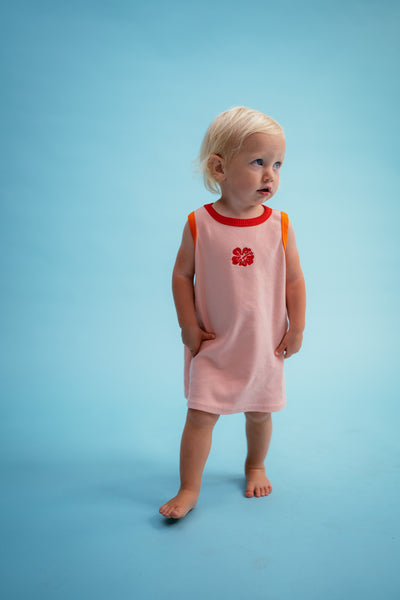 Sonny Label - Ribbed Singlet Dress / Hibiscus