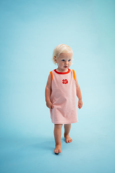 Sonny Label - Ribbed Singlet Dress / Hibiscus