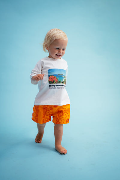 Sonny Label - Twill Shorties / Tangerine