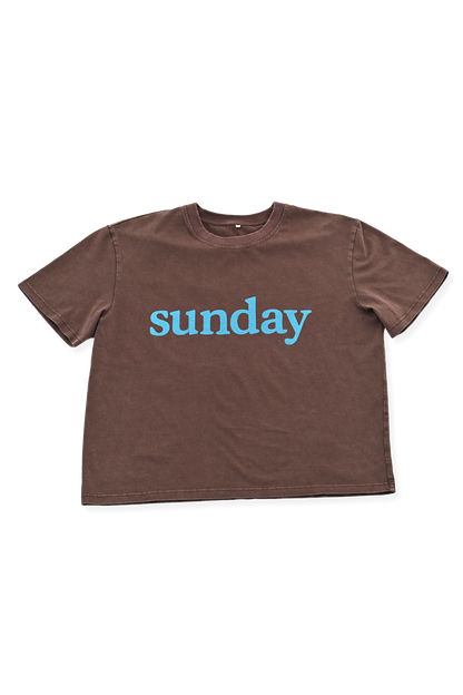 Sunday Siblings - Sunday Tee / Brown Blue