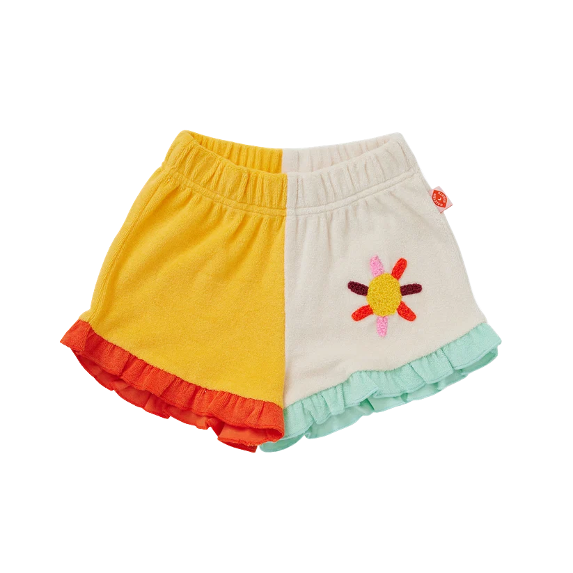 Halcyon Nights - Frill Terry Shorts / Zoo Crew