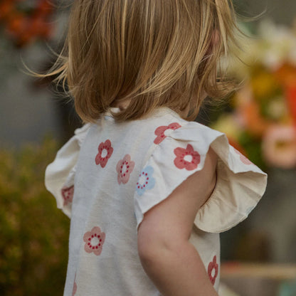 Nature Baby - Tilly Suit / Flora Stamp Print