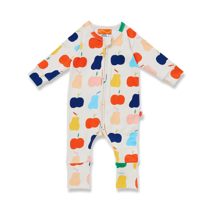 Halcyon Nights - Long Sleeve Romper / Tiny Orchard