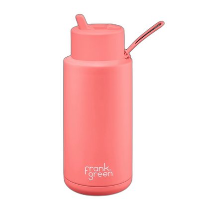Frank Green - Ceramic Reusable Bottle (Straw) / 34oz