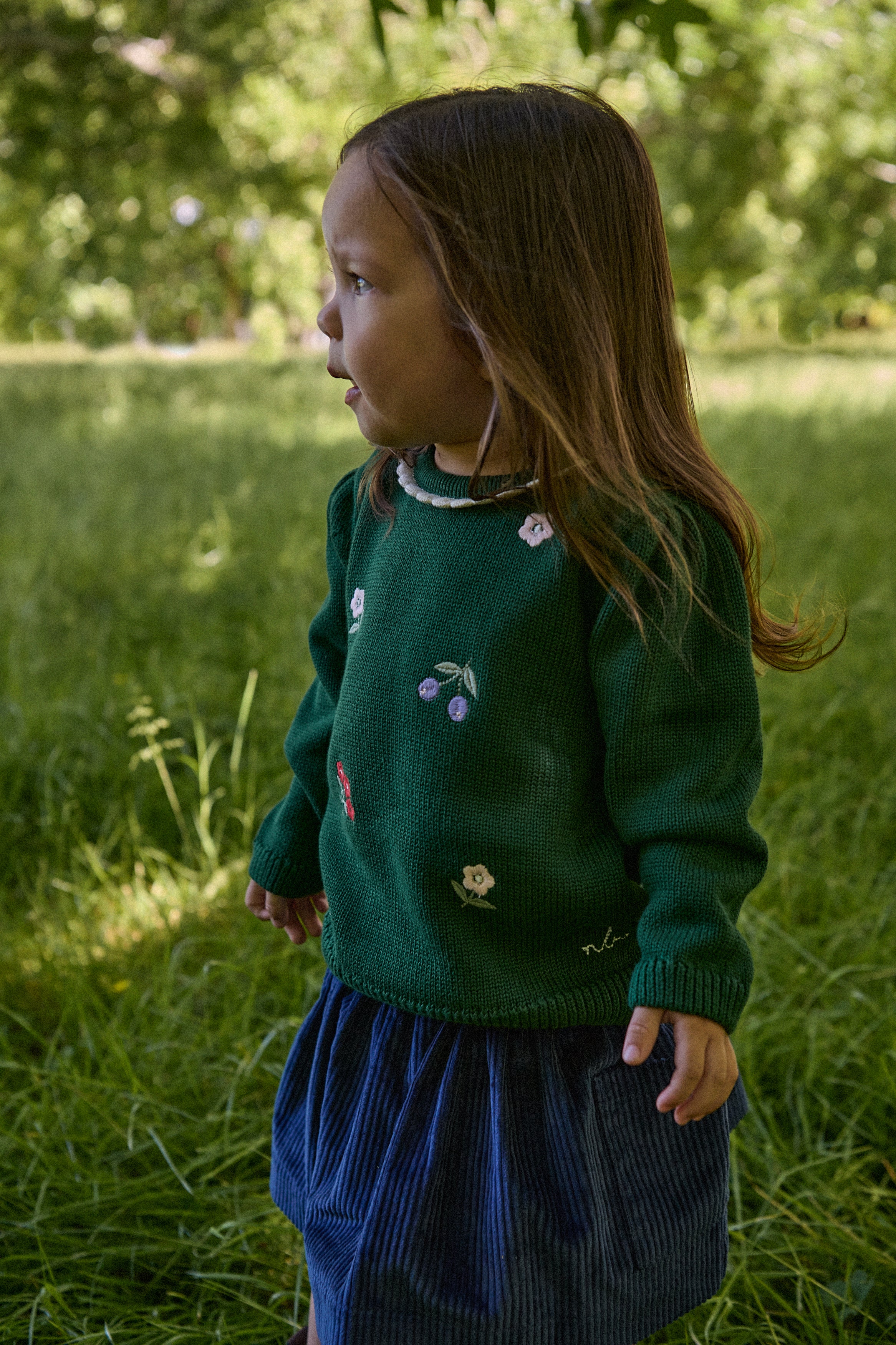 Nature Baby - Margot Sweater / Eden Garden