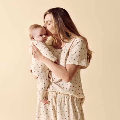 Wilson + Frenchy - Organic Zipsuit with Feet / Little Lady Bugs