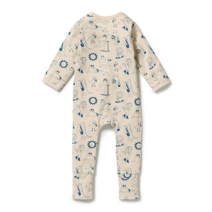 Wilson + Frenchy - Organic Zipsuit with Feet / Tout est Magique