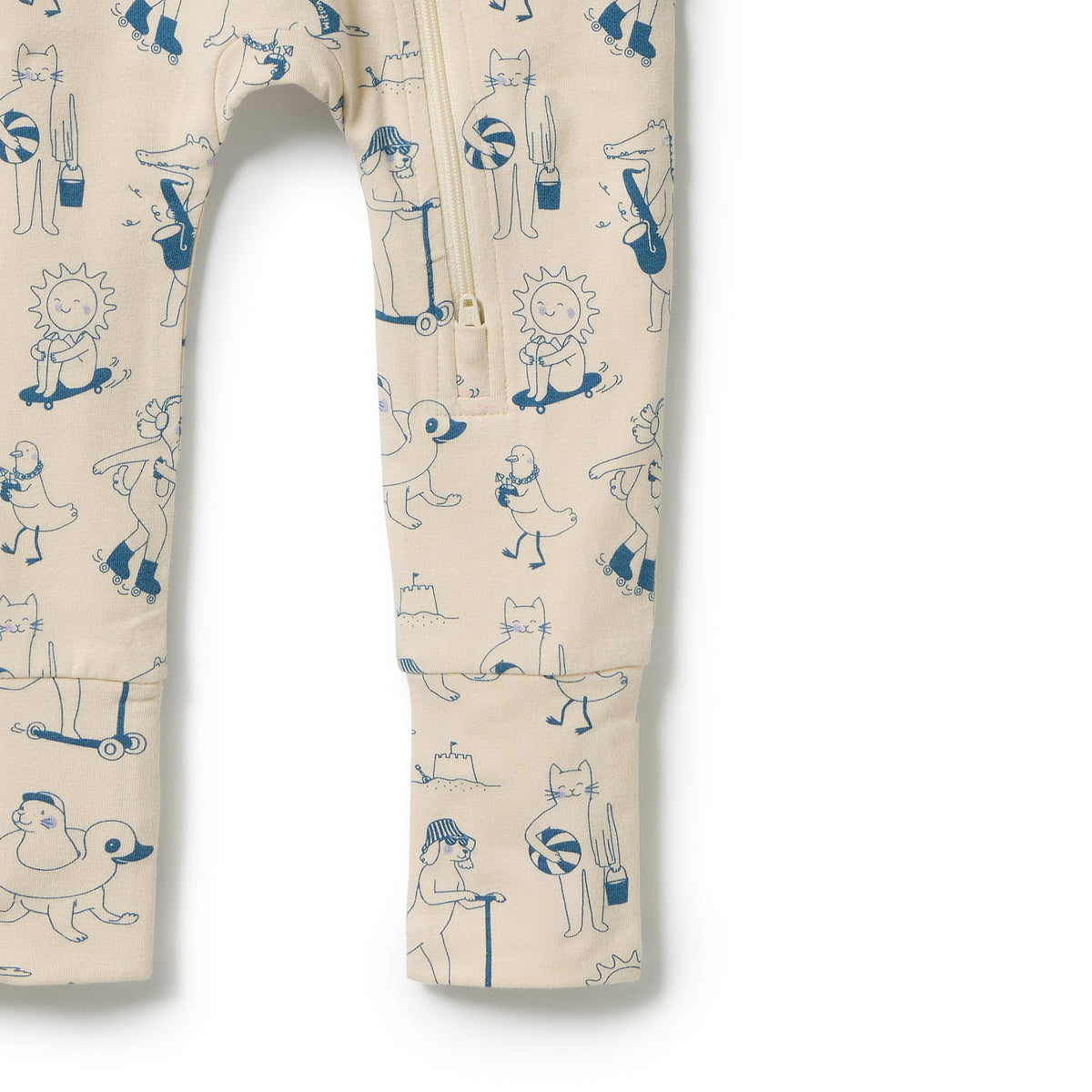 Wilson + Frenchy - Organic Zipsuit with Feet / Tout est Magique