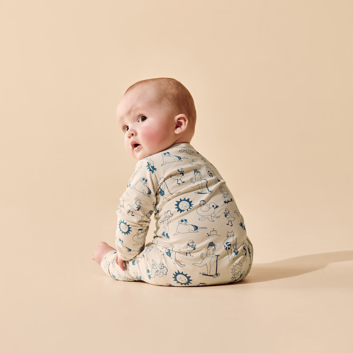Wilson + Frenchy - Organic Zipsuit with Feet / Tout est Magique