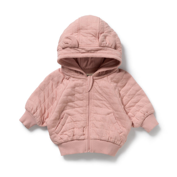 Wilson + Frenchy - Organic Quilted Jacket / Rose