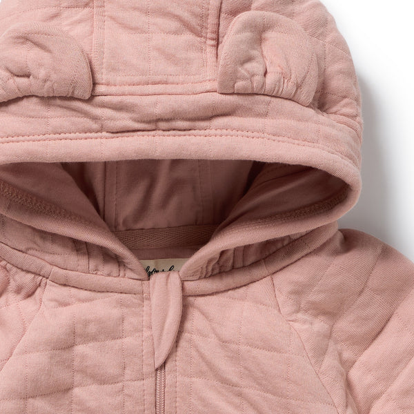 Wilson + Frenchy - Organic Quilted Jacket / Rose