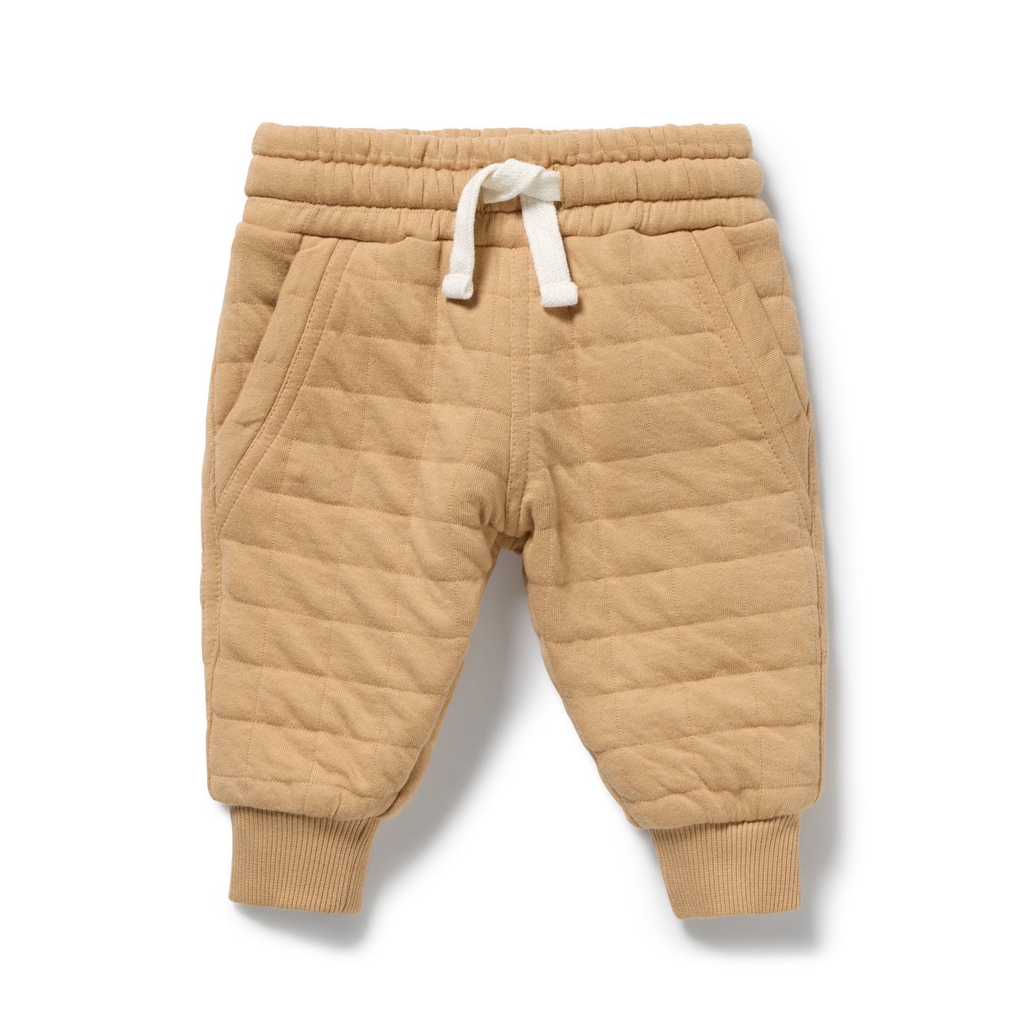 Wilson + Frenchy - Organic Quilted Sweat Pant / Honey Fawn