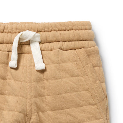 Wilson + Frenchy - Organic Quilted Sweat Pant / Honey Fawn