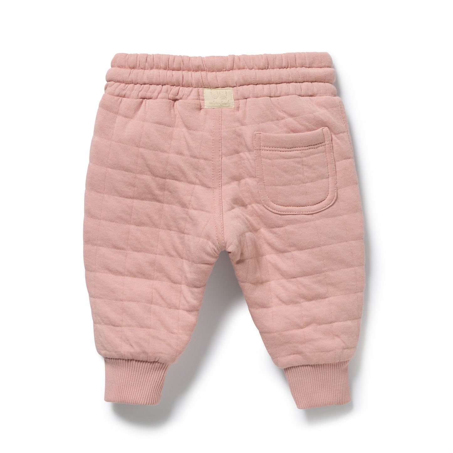 Wilson + Frenchy - Organic Quilted Sweat Pant / Rose