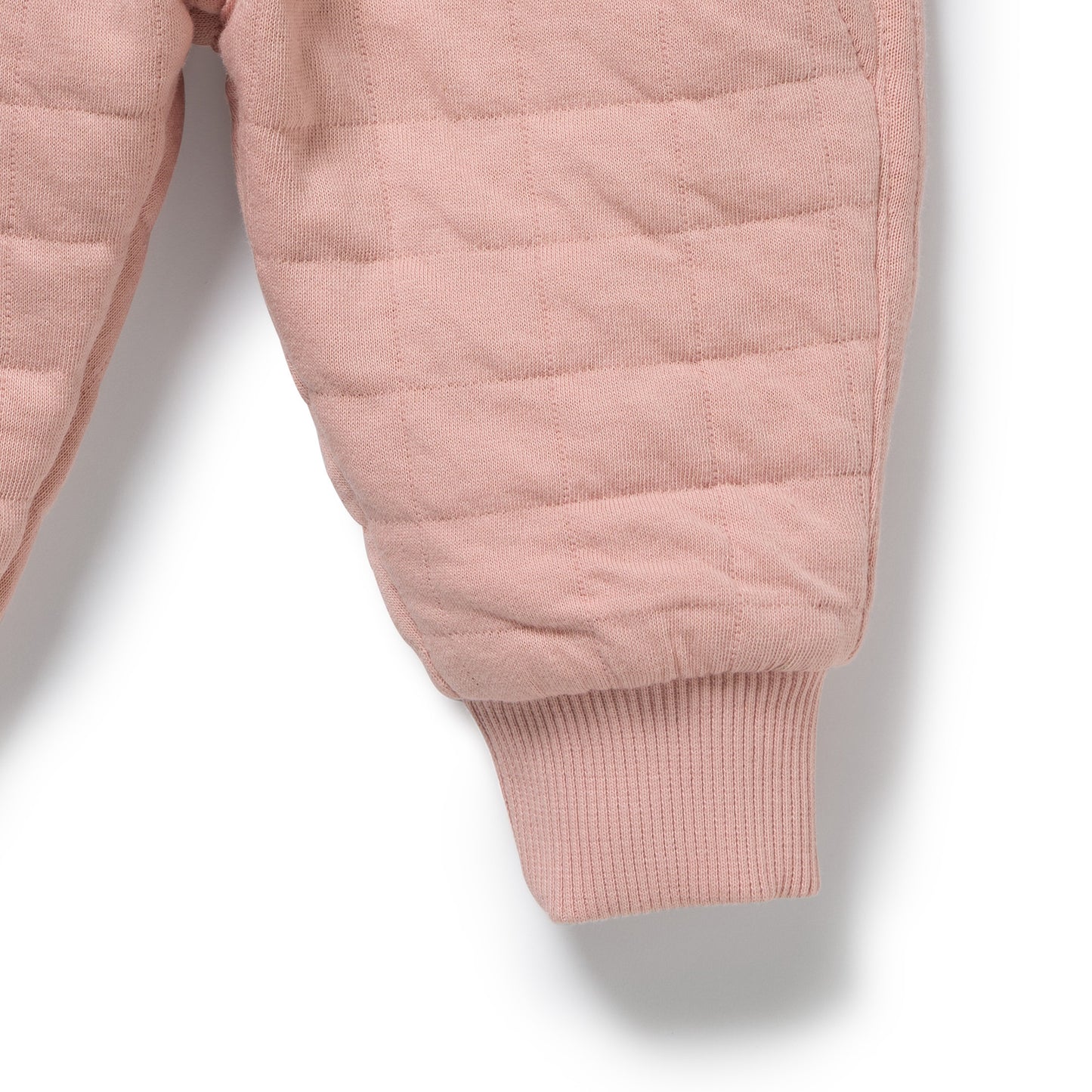 Wilson + Frenchy - Organic Quilted Sweat Pant / Rose