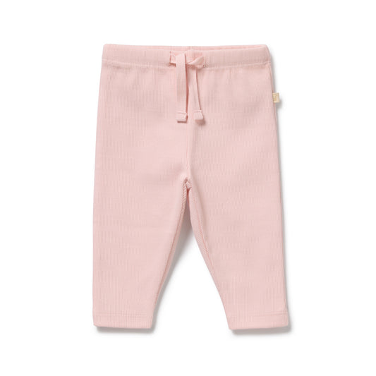 Wilson + Frenchy - Organic Rib Legging / Strawberry Cream