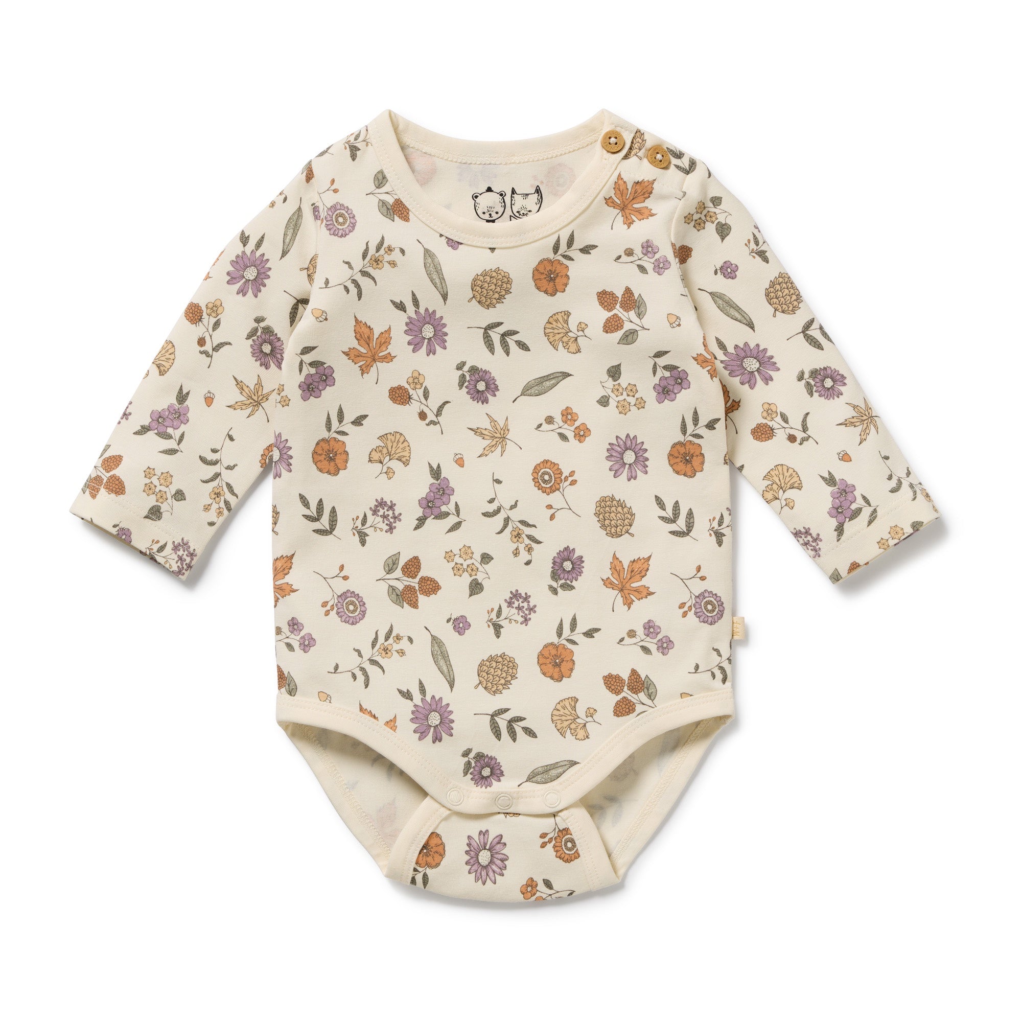 Wilson + Frenchy - Organic Bodysuit / Maple Glow