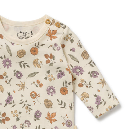 Wilson + Frenchy - Organic Bodysuit / Maple Glow