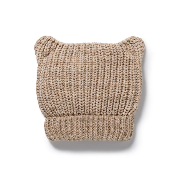 Wilson + Frenchy - Organic Knitted Bear Hat AW26
