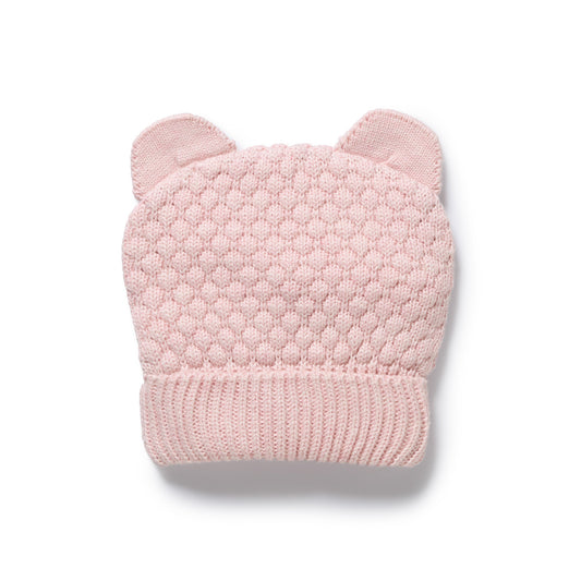 Wilson + Frenchy - Organic Knitted Bear Hat AW26