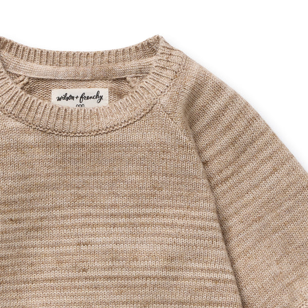Wilson + Frenchy - Organic Knitted Bodysuit / Sandstone