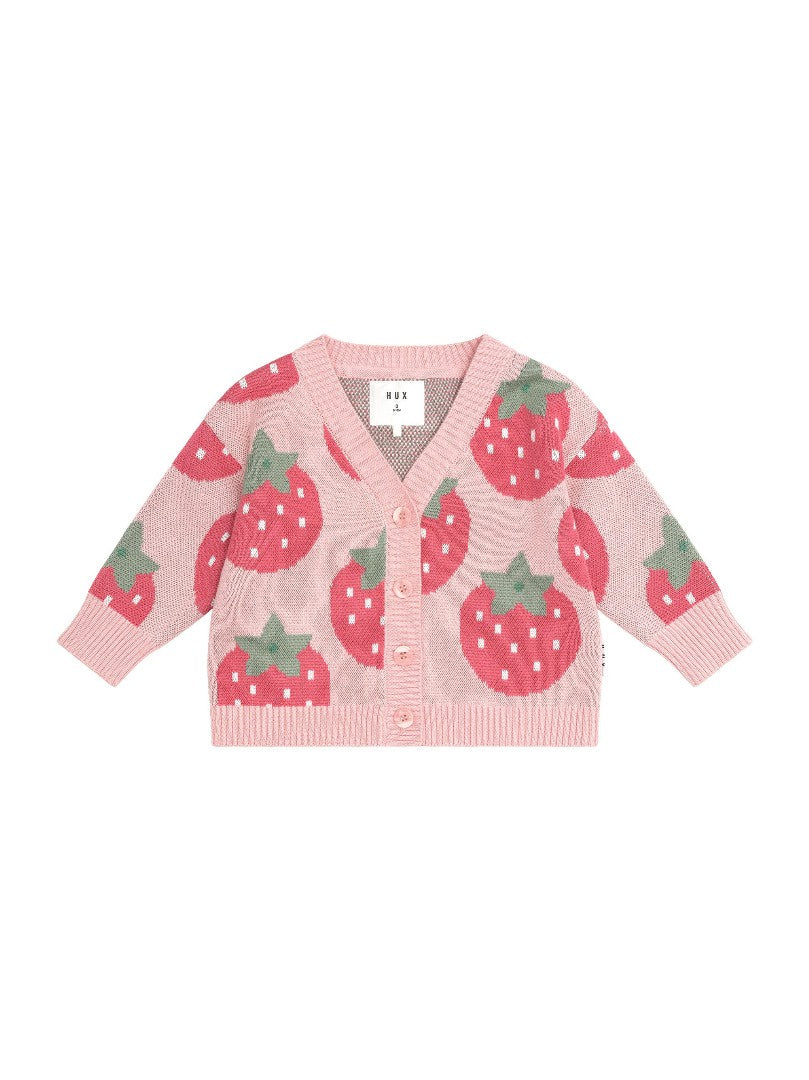 Huxbaby - Berry Boxy Cardi / Candy