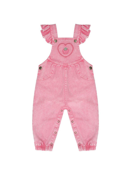 Huxbaby - Berry Vintage Overall / Bubblegum