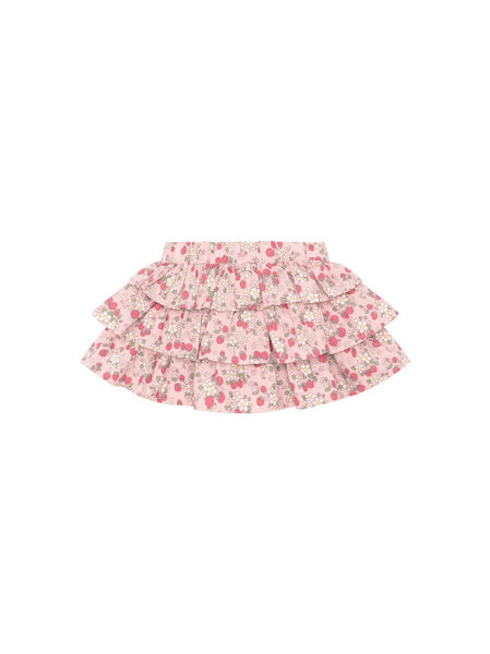 Huxbaby - Vintage Strawberry Frill Skirt / Blush