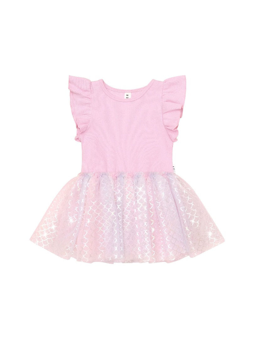 Huxbaby - Mermaid Frill Ballet Dress / Lilac Mist