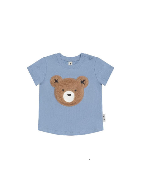 Huxbaby - Furry Hux T-shirt / Cornflower